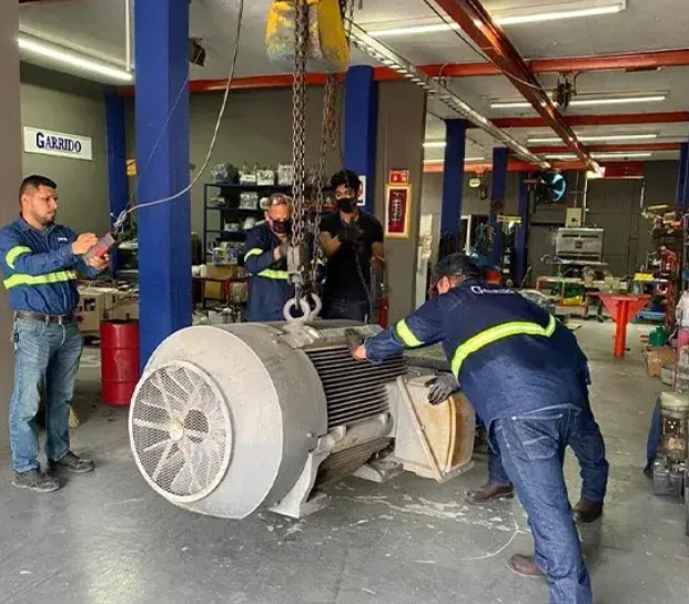 Equipo CID Negocios en planta